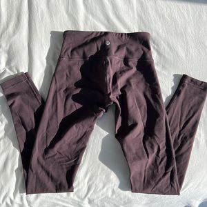 Lululemon Wunder Under Mid Rise Leggings - size 4